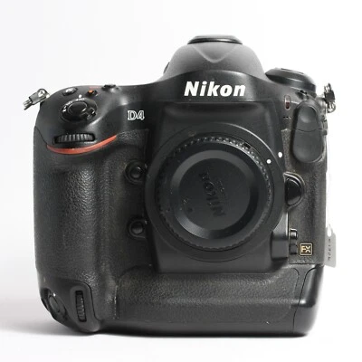 Cuerpo de cámara Nikon D4 solo batería y cargador en caja 132k disparos - leer Foto 1 de 4
