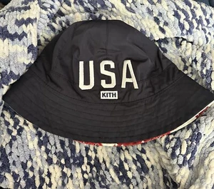 Kith USA Youth Reversible Bucket Hat - Picture 1 of 5