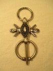 Afrika Schmuck Anhänger aus Metall Beduinen alt 