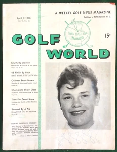 VINTAGE !!!  GOLF WORLD MAGAZINE  APRIL 1960  NEWS & ARTICLES  24TH MASTERS   C3 - Bild 1 von 4