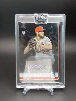2019 Topps Clearly Authentic Auto Daniel Ponce de Leon #CAA-DP Rookie Auto RC - Image 1 of 2