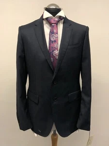 BLAZER THOMAS ROSA 4 ESTACIONES SUPER 130'S AZUL MARINO 42R NUEVO CON ETIQUETAS (452) - Imagen 1 de 7