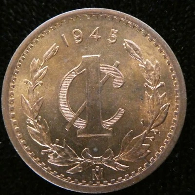 México 1945 1 centavo BU KM 415 (338) Foto 1 de 2