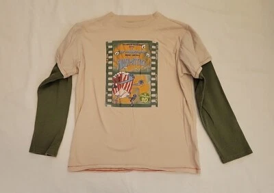 Naartjie размер 9 XXXL для мальчиков пленка полоска графический длинным рукавом рубашка - Изображение 1 из 4