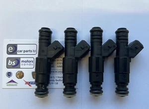 MGF MGTF NEW BOSCH BLACK INJECTORS 0280155884 SET OF 4 MYJ100640 2001 K SERIES - Picture 1 of 5