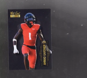 B2740- 2022 Wild Card Matte Black Football Cards -You Pick- 15+ FREE US SHIP - Picture 1 of 11