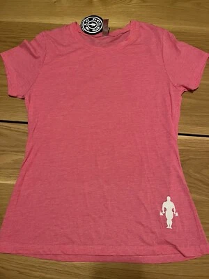 Golds Gym Shirt Womens Small Pink Athletic Workout Fitness Tee - image 1 of 4