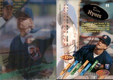 Tim Hyers Signed 1994 Sportflics 2000 Rookie & Traded #90  San Diego Padres