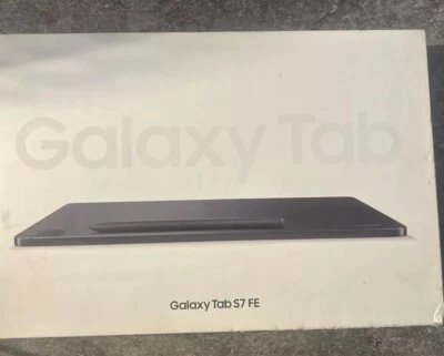 NEW SAMSUNG Galaxy Tab S7 FE 12.4” 64GB WiFi Android Tablet Factory Sealed - Image 1 of 4
