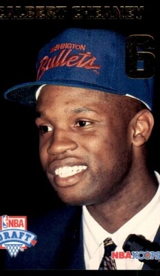 1993-94 NBA Hoops Basketball Card Calbert Cheaney Washington Bullets #LP6 - Image 1 of 2