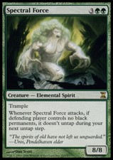 Magic the Gathering MTG Spectral Force (217) Time Spiral   LP