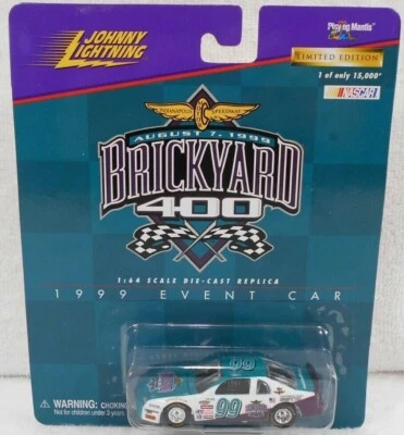 ЛИТАЯ МОДЕЛЬ АВТОМОБИЛЯ ДЛЯ МЕРОПРИЯТИЙ BRICKYARD 400 RACE 1999 1:64 JOHNNY LIGHTNING 1:15 000 - Изображение 1 из 3