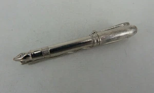 Figürliche Kragen bzw. Kravattenklammer Füllfederhalter um 1960 (62764) - Picture 1 of 6