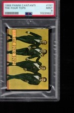 #157   the  FOUR  TOPS   1 968 PANINI CANTANTI  sticker PSA 9   pop 2   1 higher