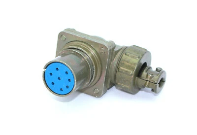 Amphenol MS3106A-20-7S 7-Pin 90 Degree Elbow Circular Connector Used - Image 1 of 4