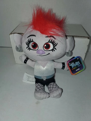 New DreamWorks Trolls World Tour Movie Barb Plush Doll  8 inch  Plush Cover