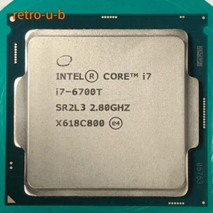 Intel Core i7 6700T Socket LGA 1151 CPU Processor 2.8GHz SR2L3 Quad Core - Picture 1 of 1