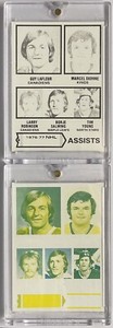 1977 TOPPS VAULT PROOF Guy Lafleur, Marcel Dionne, Larry Robinson Borje Salming