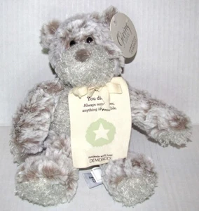 Demdaco Giving Bear Plush "You Did It!" Teddy Bear Super Soft NWT Mini 2018 8.5” - Picture 1 of 2