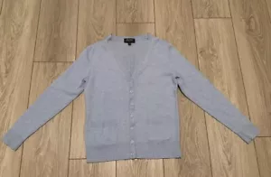 Lord & Taylor 100% Merinowolle Strickjacke Damen Größe S Blau - Bild 1 von 6