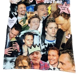 Tom Hiddleston Fleece Überwurf Decke Tom Hiddleston Fotocollage 50x59 - Bild 1 von 9