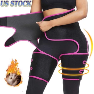 3 in 1 Waist Trainer Trimmer Hip Lift Butt Lifter Booty Thigh Shaper Sport Short - Picture 1 of 21