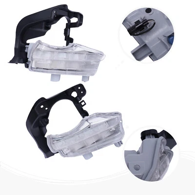 1 Pair For 2014 2015 2016 Toyota Highlander Daytime Running Light LED - Image 1 of 4