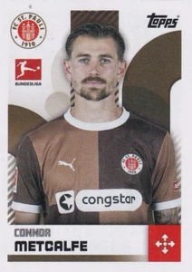 Topps Bundesliga 24/25 Official Stickers 2024/25 No. 364 St. Pauli Metcalfe - Picture 1 of 1
