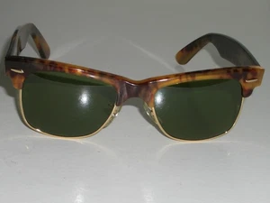 VINTAGE B&L RAY BAN W1271 ANTIQUE TORTOISE RB3 UV GLASS WAYFARER MAX SUNGLASSES - Picture 1 of 10