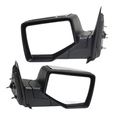 Manual Mirror For 2006-2011 Ford Ranger Chrome Manual Folding Set Of 2 - Image 1 of 4