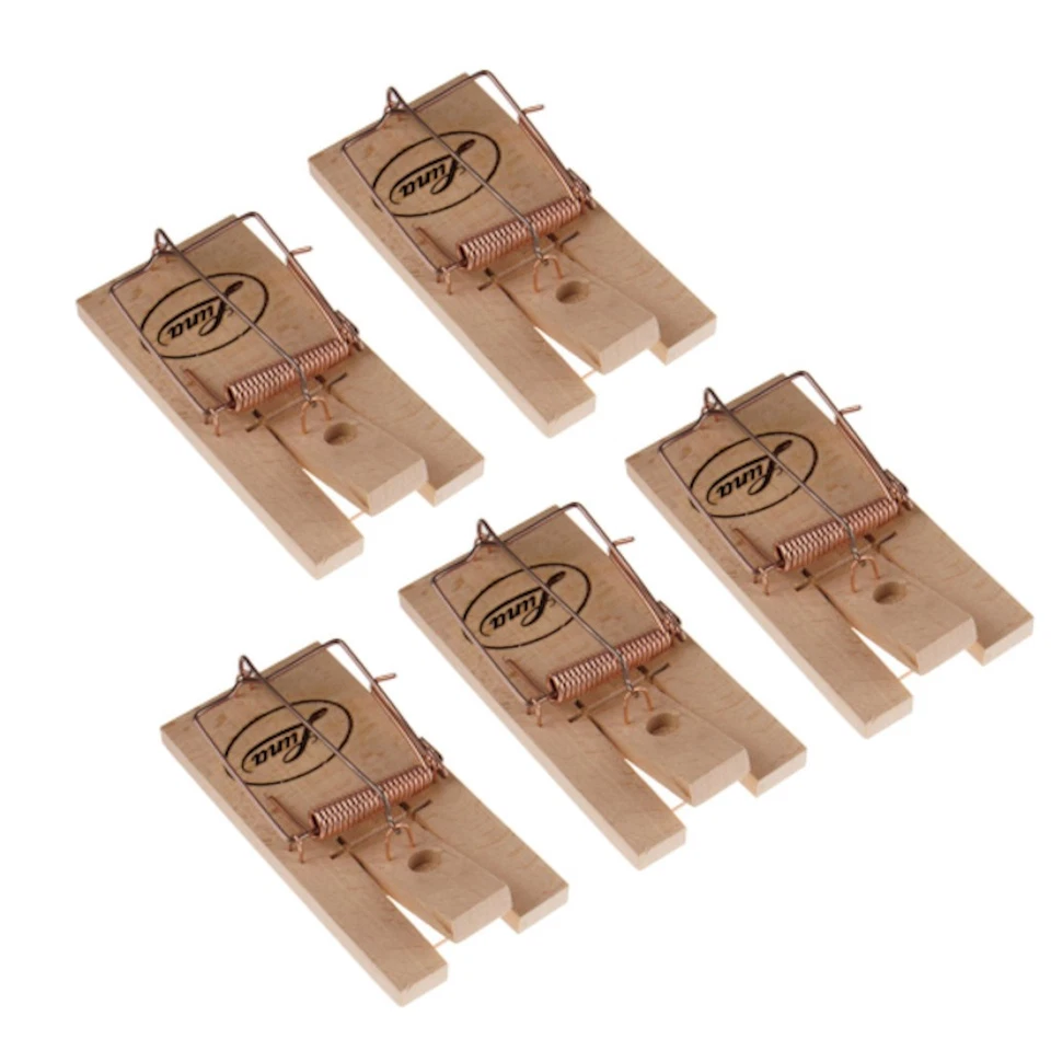 5x Rattenfalle Luna Schlagfalle Holzfalle Köderfalle Holzwippe Ratten-Bekämpfung - Bild 1 von 1