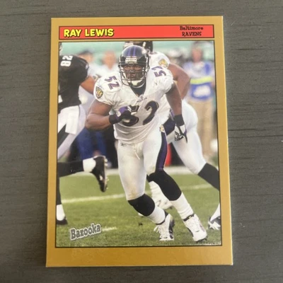 2005 Topps Bazooka - Ray Lewis #52 Gold Ravens  - Image 1 of 2