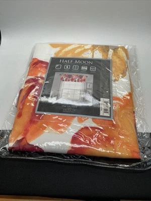 "Decoración exuberante - Leah Floral - Una cenefa - Rojo Naranja Amarillo - 52""x18""+2""" Foto 1 de 4