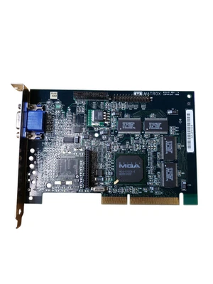 G+/PROA/8N matrox 8MB agp video card MGA-G100A-E processor - Image 1 of 4