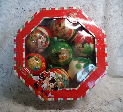 JUEGO DE 7 BOLAS ORNAMENTO COLECCIONABLES NAVIDAD DISNEY VINTAGE 2005 Foto 1 de 3
