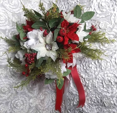 ¡¡Nuevo!! ¡Juego de flores de ramo de novia de 22 piezas!! Foto 1 de 4