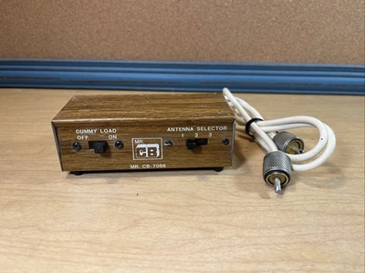 Selector de antena de carga ficticia vintage Mr. CB 7086 con cable Japón funcionando Foto 1 de 4