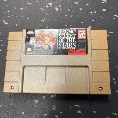 Tecmo Secret of the Stars Super Nintendo SNES 1995 Tested Authentic Cart Only - Image 1 of 4