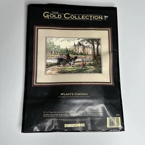 The Gold Collection Dimensions Cross Stitch Kit M’Lady’s Chateau 3790 Sealed - Picture 1 of 8