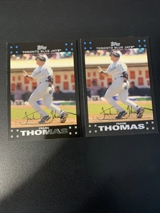 2007 Topps Frank Thomas #TOR–2 Quantity 2 Toronto Blue Jays - Picture 1 of 8