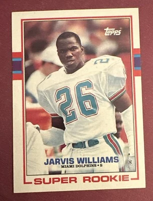 1989 Topps - Jarvis Williams #291 (RC) Miami Dolphins - Image 1 of 2
