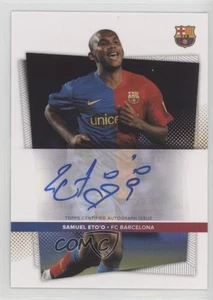 2021-22 Topps FC Barcelona Team Set Auto /75 Samuel Eto'o #AU-SE Auto - Picture 1 of 3