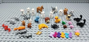 LEGO Animal Minifigures - Mixed Lot - Birds - Dogs - Fish - Cats - Spider - Rats - Picture 1 of 14