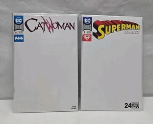 Catwoman Superman 1 leere Skizze Variante DC Comics 2 Stück - Bild 1 von 1