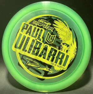 New! Discraft 2021 Paul Ulibarri Tour Series Z Metallic Raptor Disc Golf  168g - Picture 1 of 3