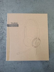 Yealink YHS34 Dual Lite QD to RJ9 Wired Headset - Zdjęcie 1 z 3