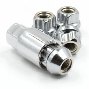 Locking Lug Nuts Open End Bulge Acorn 12x1.5 Wheel Locks fits Mitsubishi - Picture 1 of 3