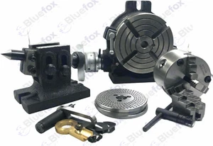 Nuevo mandril de mesa giratoria 6"/150 mm 3 mandíbula autocentrado con espalda y placa divisoria - Imagen 1 de 2