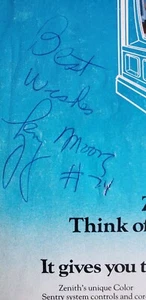 Lenny Moore #24 Autographed - PRO! Baltimore Colts Edition NFL Magazine 8/19/77 - Picture 1 of 10