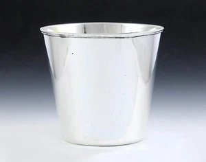 Antique 1775 American Colonial Coin Silver Beaker Cup Wm Little - Picture 1 of 4